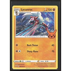 Lycanroc 095/185 - Trick or Trade 2023 - Regular - Rare - Pokemon Card -  NM